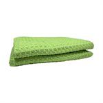 Chamois microfibre vert gauffre