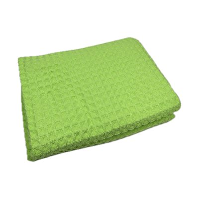 Chamois microfibre vert gauffre Chamois microfibre vert gauffre