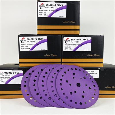 P-80 6'' VELCRO DISCS W / HOLE / P80 / 100 BOX P-80 6'' VELCRO DISCS W / HOLE / P80 / 100 BOX