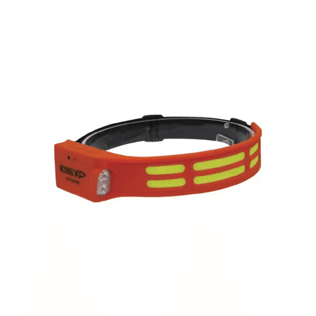 600 m Lm Flexible headlight with side flashlight